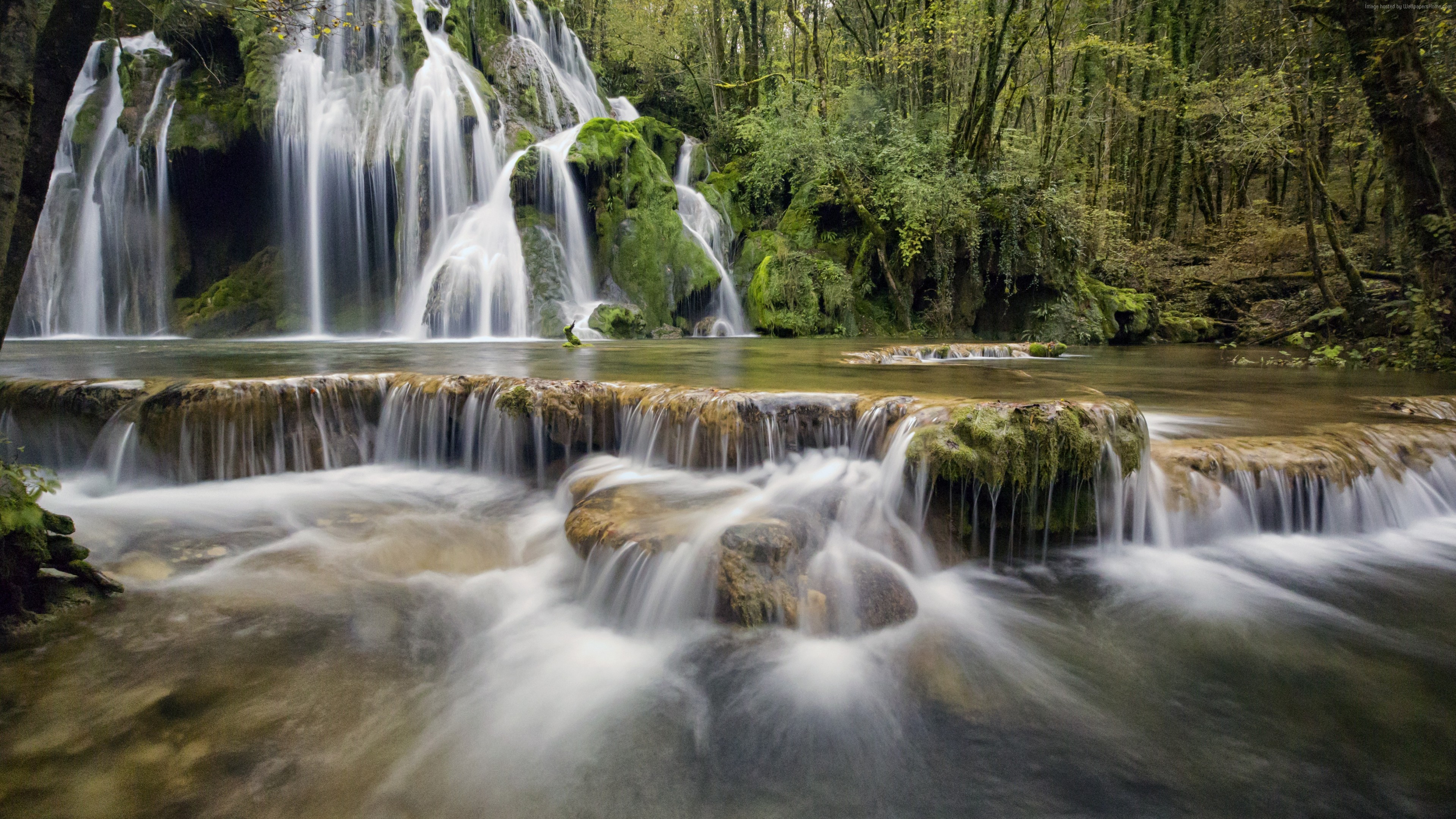 Wallpaper Waterfall, Europe, 4K, Nature